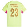 Officiële Voetbalshirt Doelman Manchester City Champions of Europe Derde 2023-24 - Heren